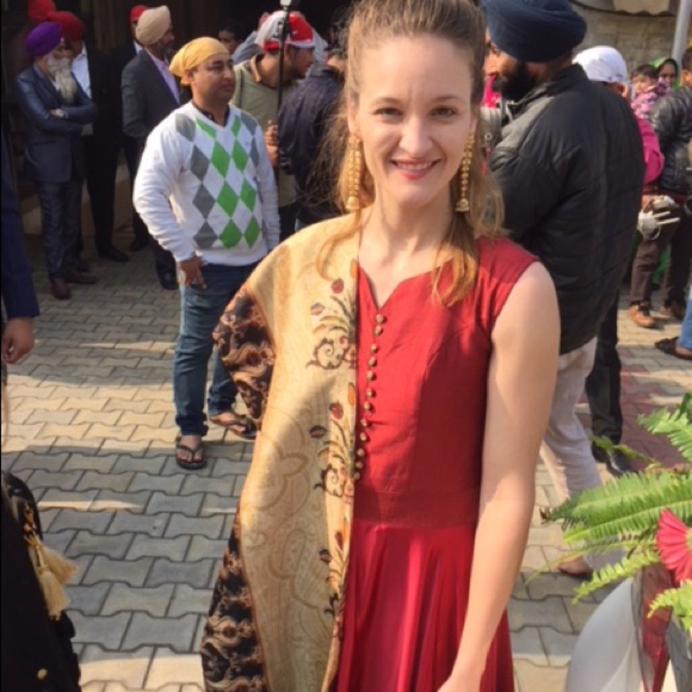 Red long dress - good for wedding special occasion